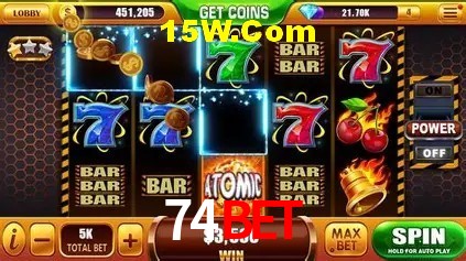 Jackpots e promoções na 74Bet
